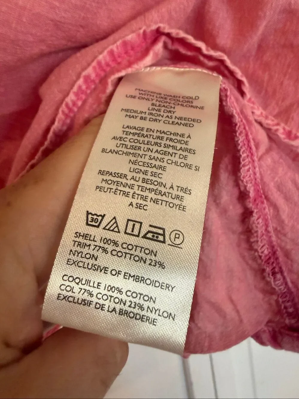 Free People pink Sophie 3d floral swing top size small
